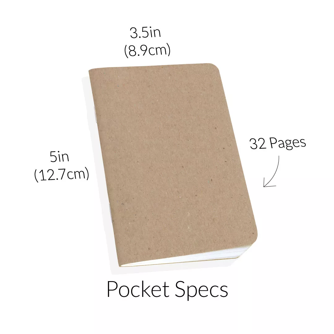 Pocket Scout Books Specs