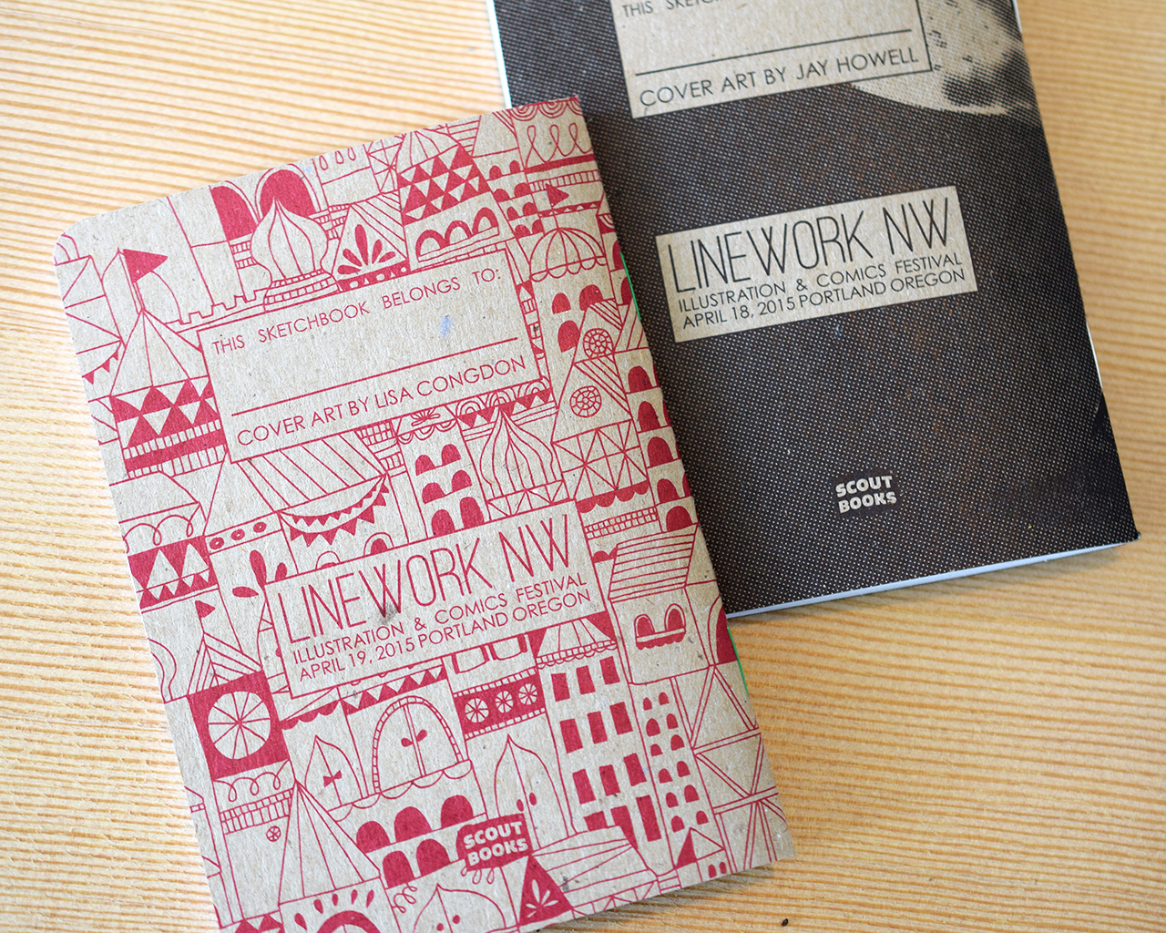 Linework NW custom Scout Books