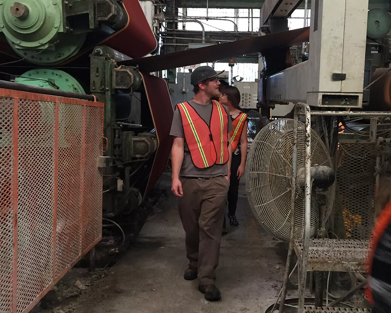 Scout Books team field trip to Sonoco paper mill