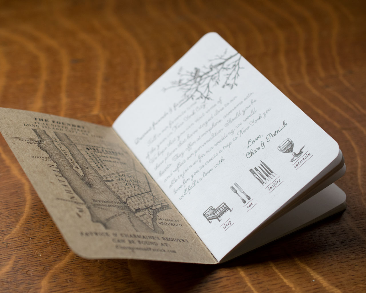 Choi Custom Wedding Invite Scout Books
