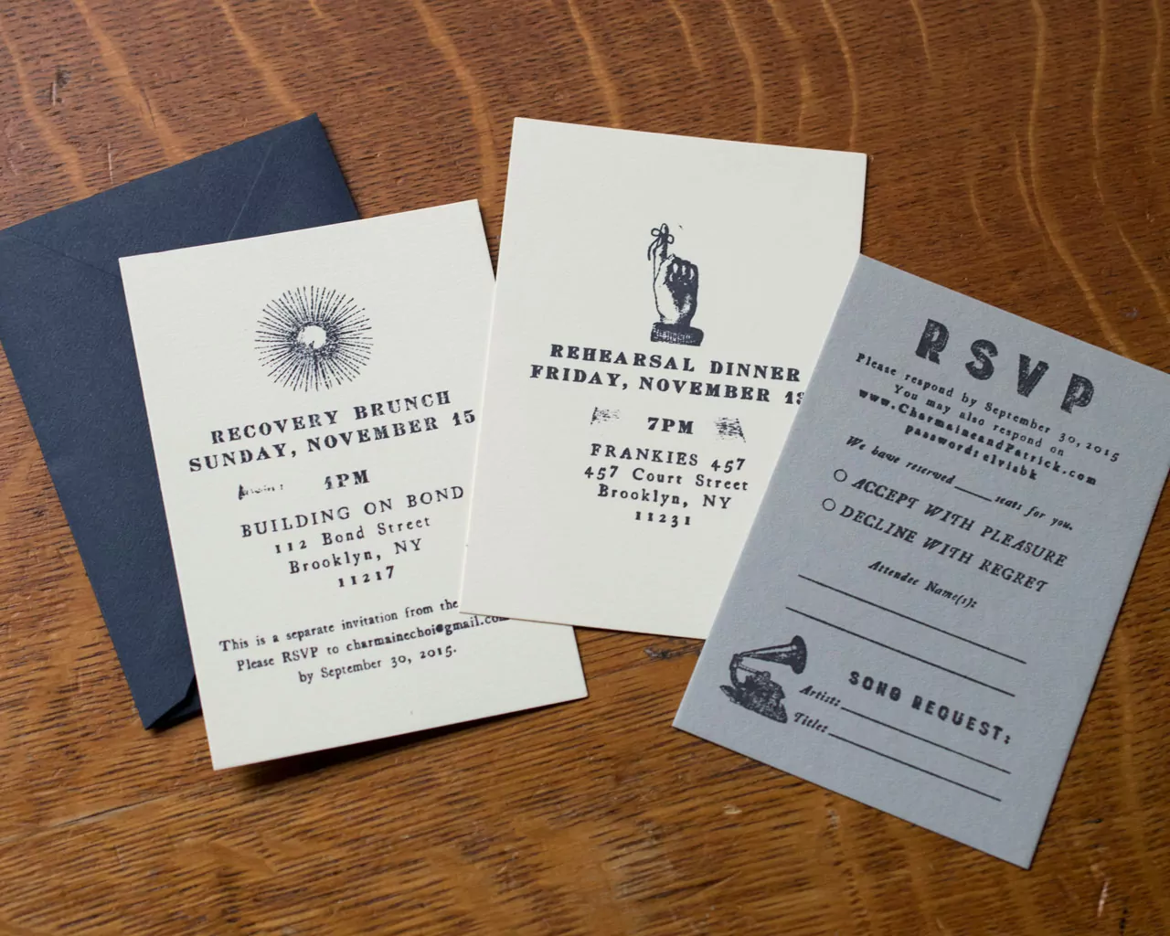 Choi Custom Wedding Invite Scout Books