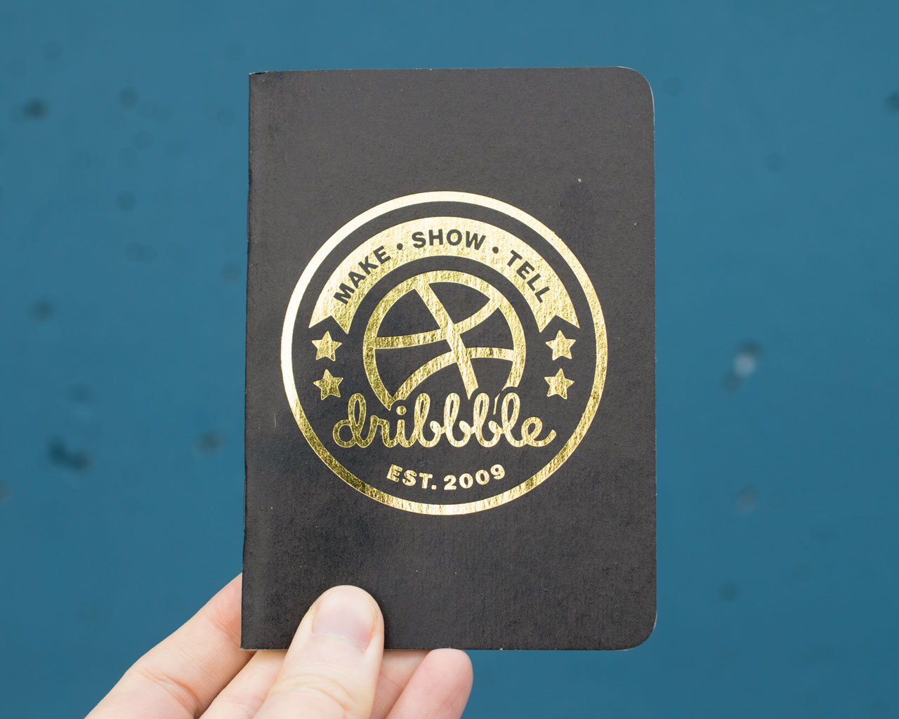 Dribbble Scout Books with gold foil