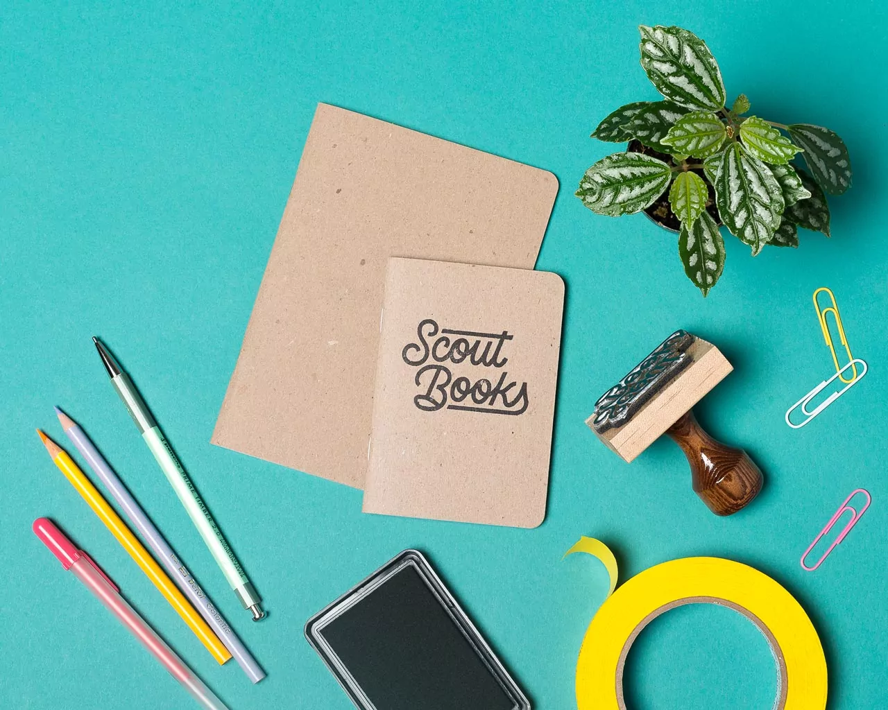 Scout Books Custom Stamped Notebooks