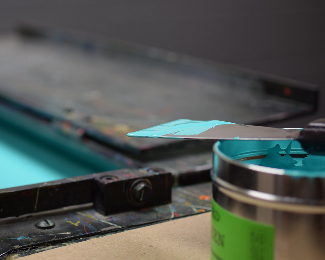 Custom Teal Ink