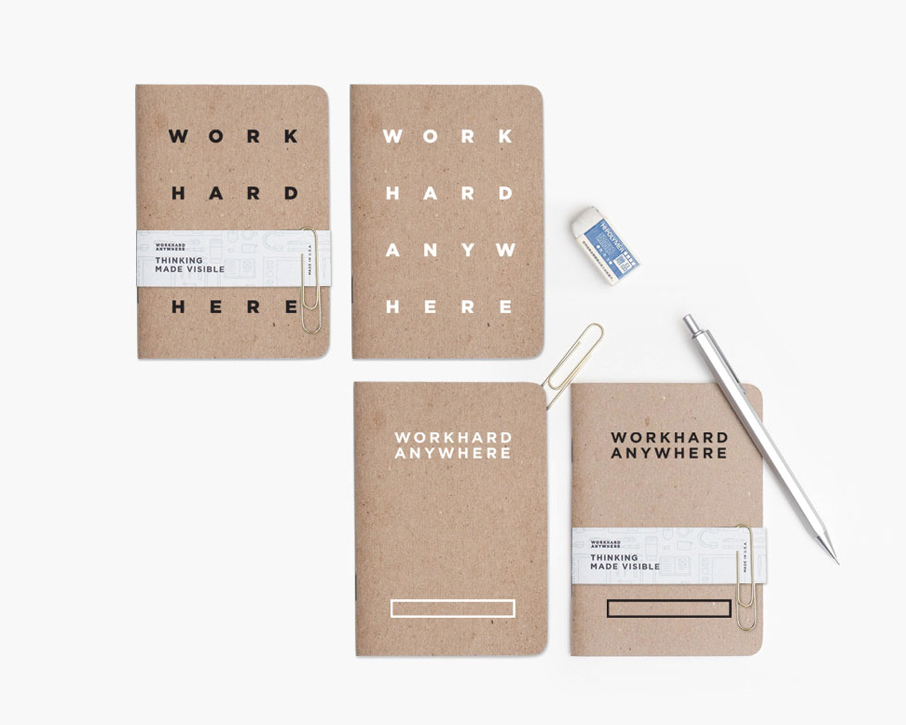 Work Hard Anywhere Promotional Scout Books