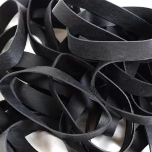 Large Black Rubber Bands - Notebook Bands
