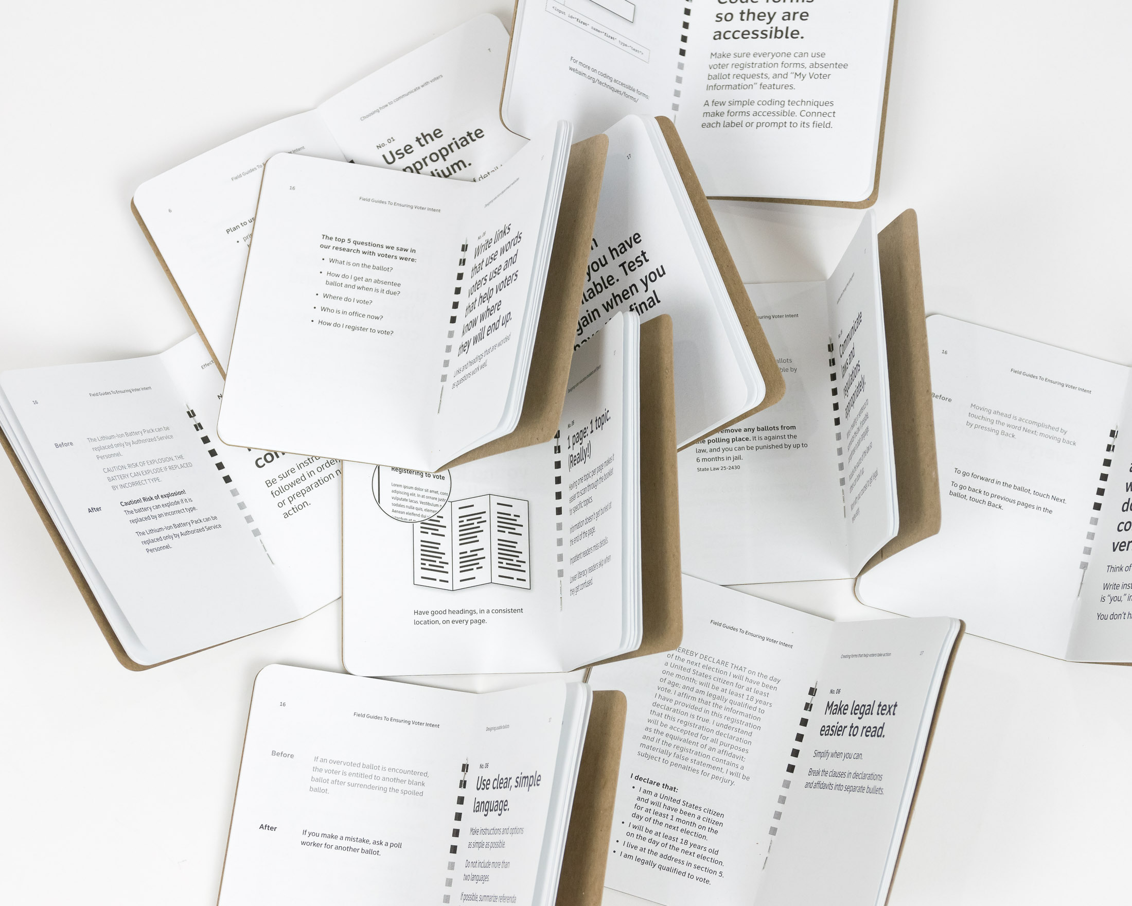 Center for Civic Design Scout Books