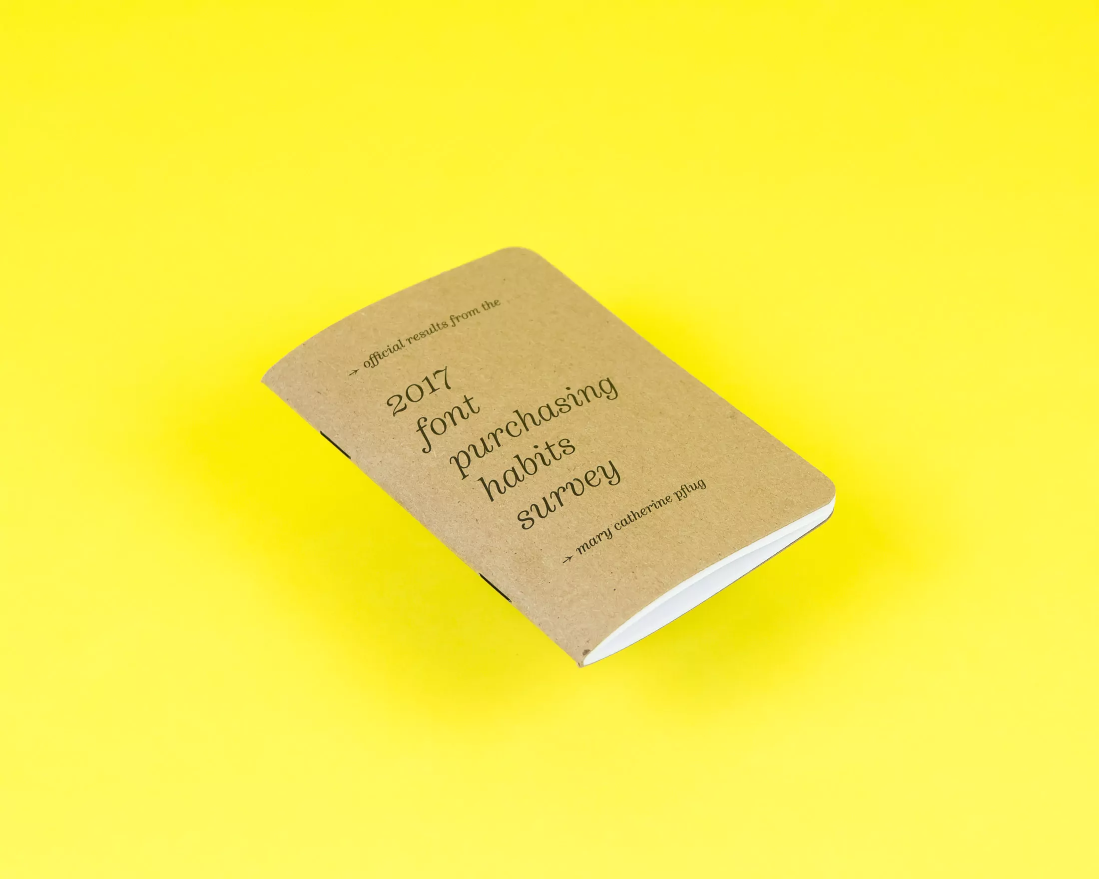Font Purchase Habits Survey - Scout Books
