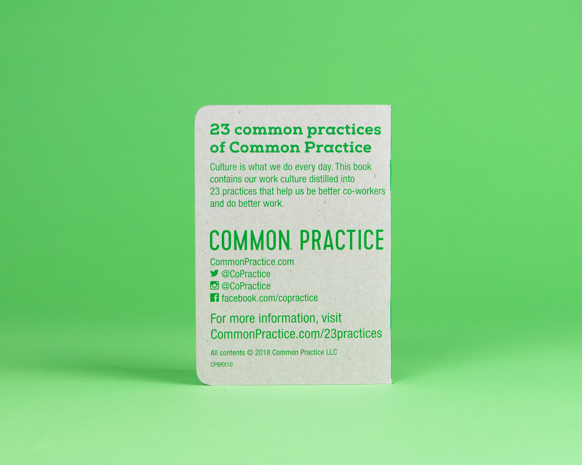Common Practice - Scout Books
