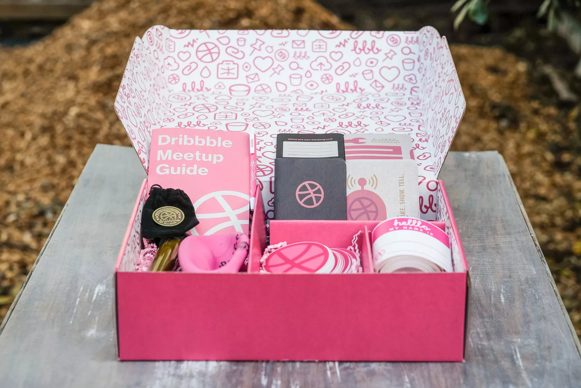 Dribbble Meetup Kit - Scout Books