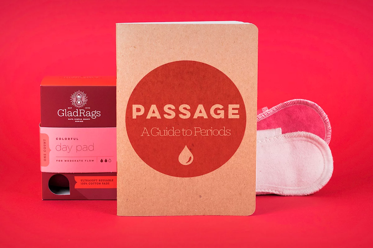Scout Book and menstrual products