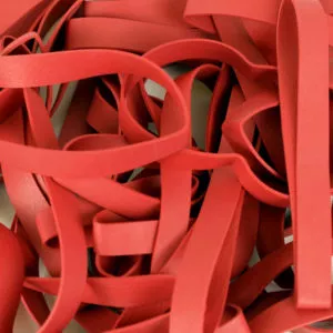 Extra Large Red Rubber Bands