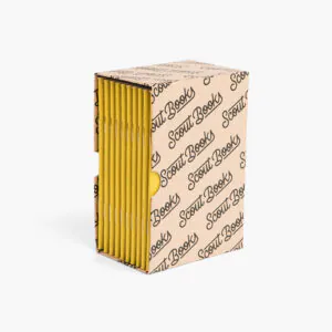 Scout Books Pocket Notebook Yellow 10 Pack